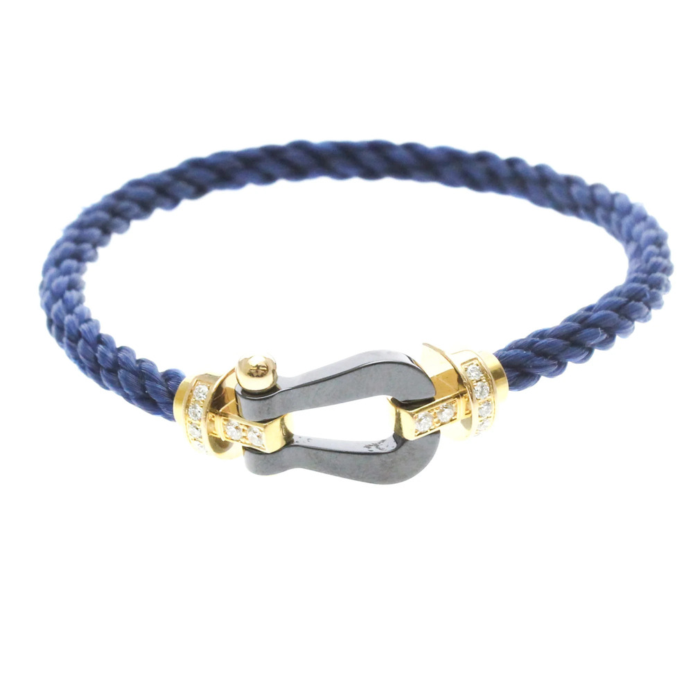 Fred Force 10 Long Sleeve Half Diamond Bracelet Pink Gold (18K),Ceramic,Metal...